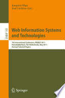 Web Information Systems and Technologies Book