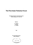 The First Asian Fisheries Forum