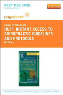 Instant Access to Chiropractic Guidelines and Protocols Book