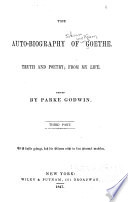 The Auto-biography of Goethe PDF Book By Johann Wolfgang von Goethe