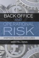 Back Office and Operational Risk