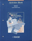Advanced Mathematics  Grades 11 12 Precalculus With Discrete Mathematics and Data Analysis Activities Book