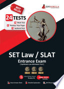 SET Law/SLAT Entrance Exam 2022 | Symbiosis Law Admission Test | 8 Mock Tests + 15 Sectional Tests + 1 Previous Year Paper
