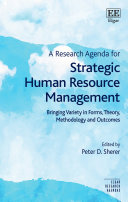 A Research Agenda for Strategic Human Resource Management