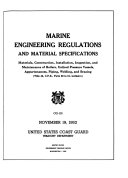 Marine Engineering Regulations and Material Specifications