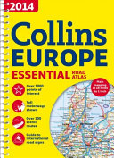 Collins Essential Road Atlas of Europe 2014