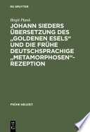 Johann Sieders Übersetzung des 