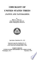 Checklist of United States Trees (native and Naturalized).epub