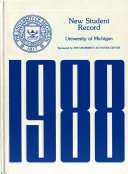 New Student Record, University of Michigan