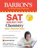 SAT Subject Test Chemistry Book