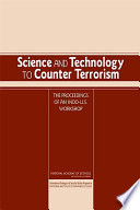 Science and Technology to Counter Terrorism Book