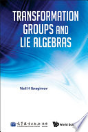 Transformation Groups and Lie Algebras Book