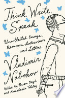 Think, Write, Speak PDF Book By Vladimir Nabokov Literary Trust,Brian Boyd