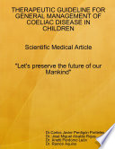 THERAPEUTIC GUIDELINE FOR GENERAL MANAGEMENT OF COELIAC DISEASE IN CHILDREN Book