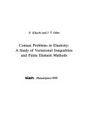Contact Problems in Elasticity Book