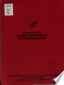 Guideline on General Principles of Process Validation Book