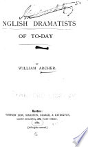 English Dramatists of To-day