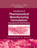 Handbook Of Pharmaceutical Manufacturing Formulations