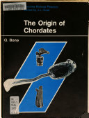 The Origin of Chordates Book