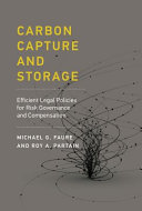 Carbon Capture and Storage Book