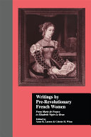 Writings by Pre-Revolutionary French Women Pdf/ePub eBook