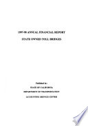 Annual Financial Report, State Owned Toll Bridges