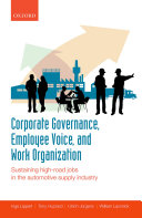 Corporate Governance, Employee Voice, and Work Organization