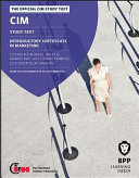 CIM Introductory Certificate in Marketing -Covers 2