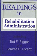 Readings in Rehabilitation Administration