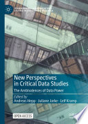 New Perspectives in Critical Data Studies Book