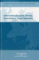 International Loans, Bonds, Guarantees, Legal Opinions