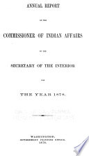 Annual Report of the Commissioner  Bureau of Indian Affairs to the Secretary of the Interior