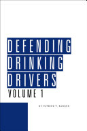 Defending Drinking Drivers Book PDF