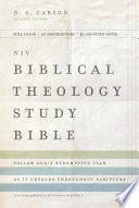 NIV  Biblical Theology Study Bible Book