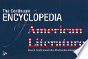 The Continuum Encyclopedia of American Literature Book PDF