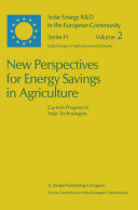 New Perspectives for Energy Savings in Agriculture