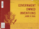Government Owned Inventions Available for License