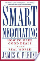 Smart Negotiating Book