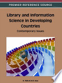 Library and Information Science in Developing Countries: Contemporary Issues