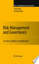 Risk Management and Governance Book