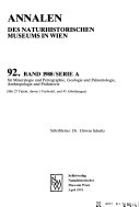 Annalen des Naturhistorischen Museums in Wien