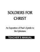 Soldiers for Christ - Teacher's Manual PDF Pdf/ePub eBook