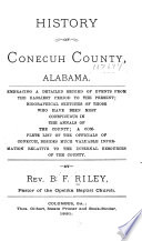History of Conecuh County, Alabama