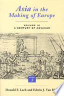 Asia in the Making of Europe, Volume III