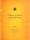 The Collector s First Handbook on Antique Chinese Ceramics
