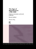The Age of Manufactures  1700 1820
