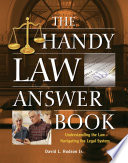 The Handy Law Answer Book image