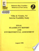 Villas   Vicinity  NJ  Interim Feasibility Study Book PDF