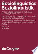 Sociolinguistics   Soziolinguistik