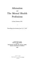Alienation and Mental Health Professions